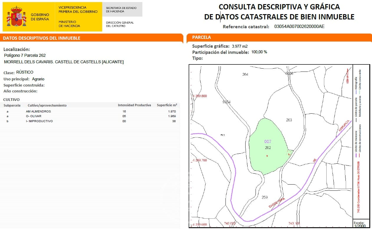 Byggegrund til salg i Castell de Castells - € 52.000 (Ref: 9415106)