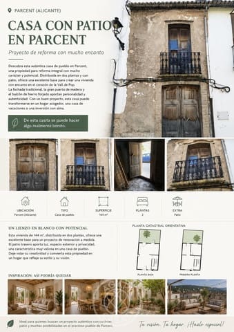 3 soverom Hus til salgs i Parcent - € 120 000 (Ref: 9888241)