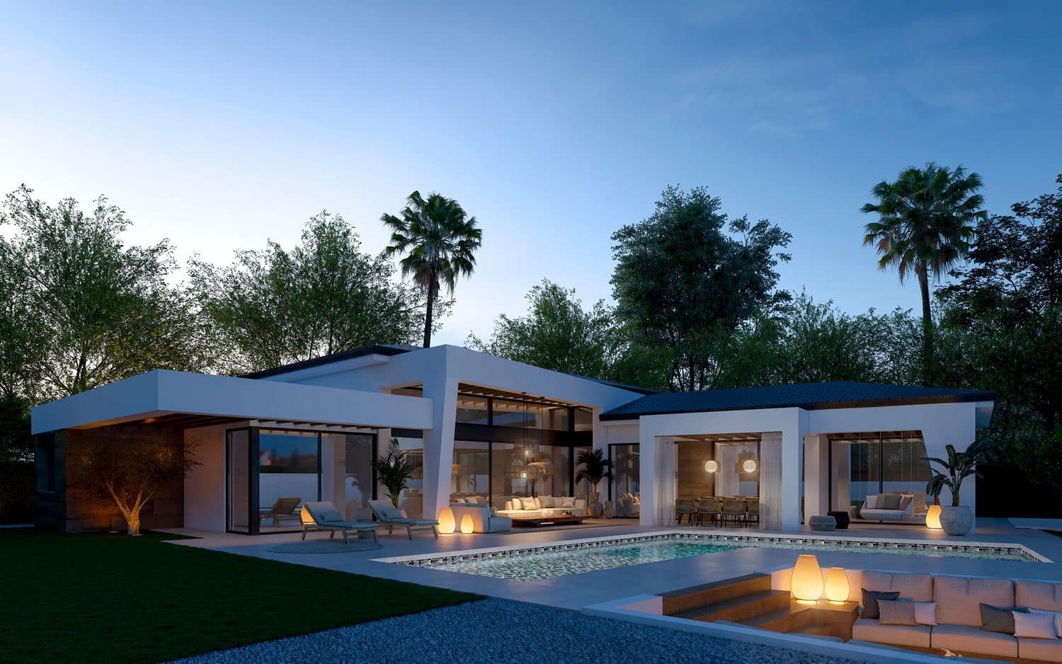 4 soverom Villa til salgs i Aloha Golf med svømmebasseng garasje - € 3 980 000 (Ref: 9838350)