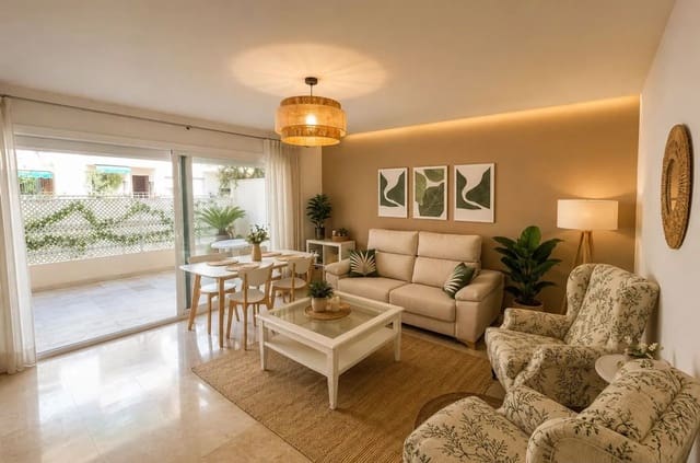 Apartamento de 2 habitaciones en Playa de Fontanilla, Marbella en venta con piscina garaje - 635.000 € (Ref: 9961908)