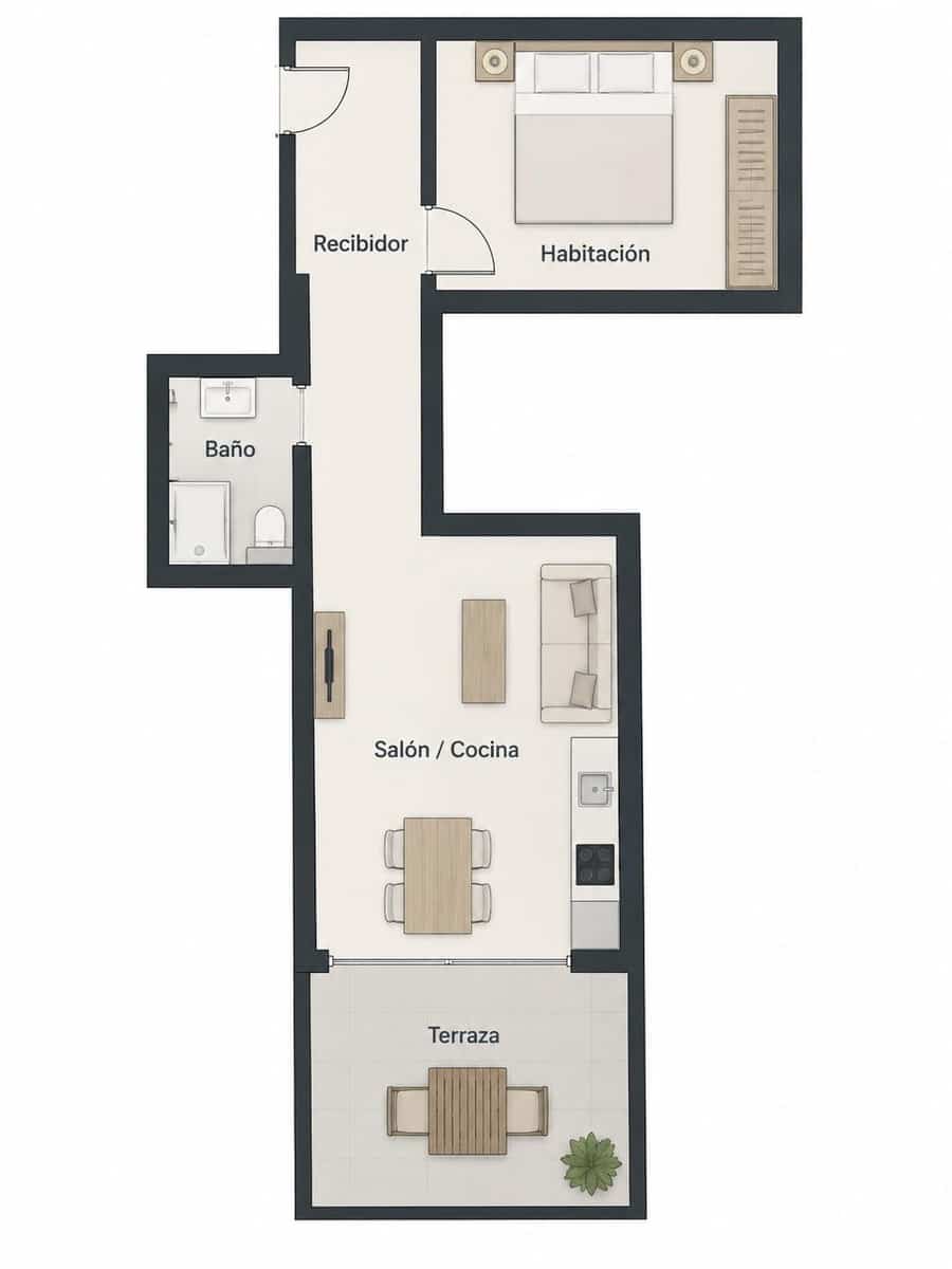 1 bedroom Penthouse for sale in Peniscola - € 153,000 (Ref: 10102683)