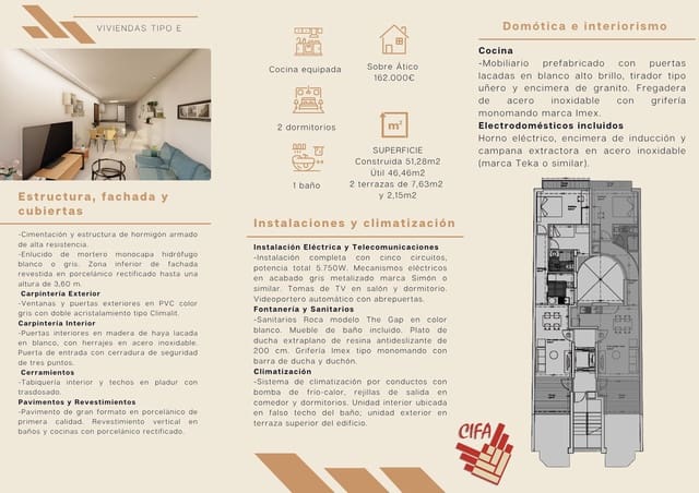 2 sypialnia Mieszkanie na sprzedaż w Vinaròs - 135 000 € (Ref: 9379476)