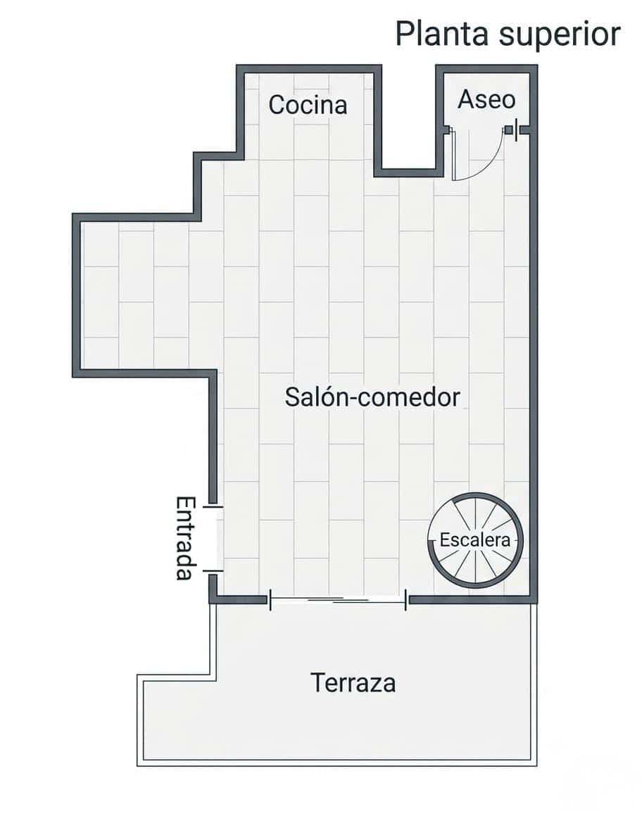 2 bedroom Penthouse for sale in Vinaros - € 185,000 (Ref: 9379483)