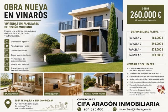 Chalet de 3 habitaciones en Vinaròs en venta - 275.000 € (Ref: 9379495)