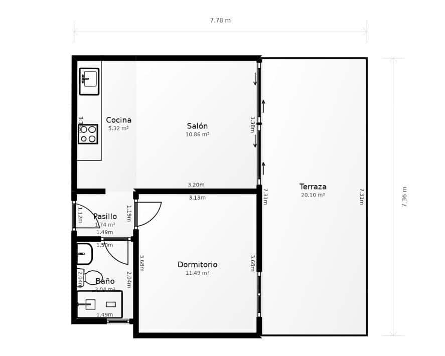 1 soverom Leilighet til salgs i Peniscola med svømmebasseng - € 123 970 (Ref: 9494668)