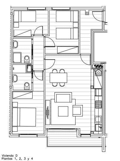 3 bedroom Flat for sale in Vinaros - € 208,000 (Ref: 9571209)