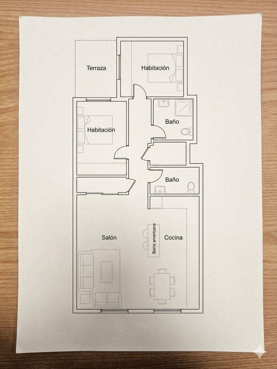 2 bedroom Flat for sale in Rossell - € 79,000 (Ref: 9808004)