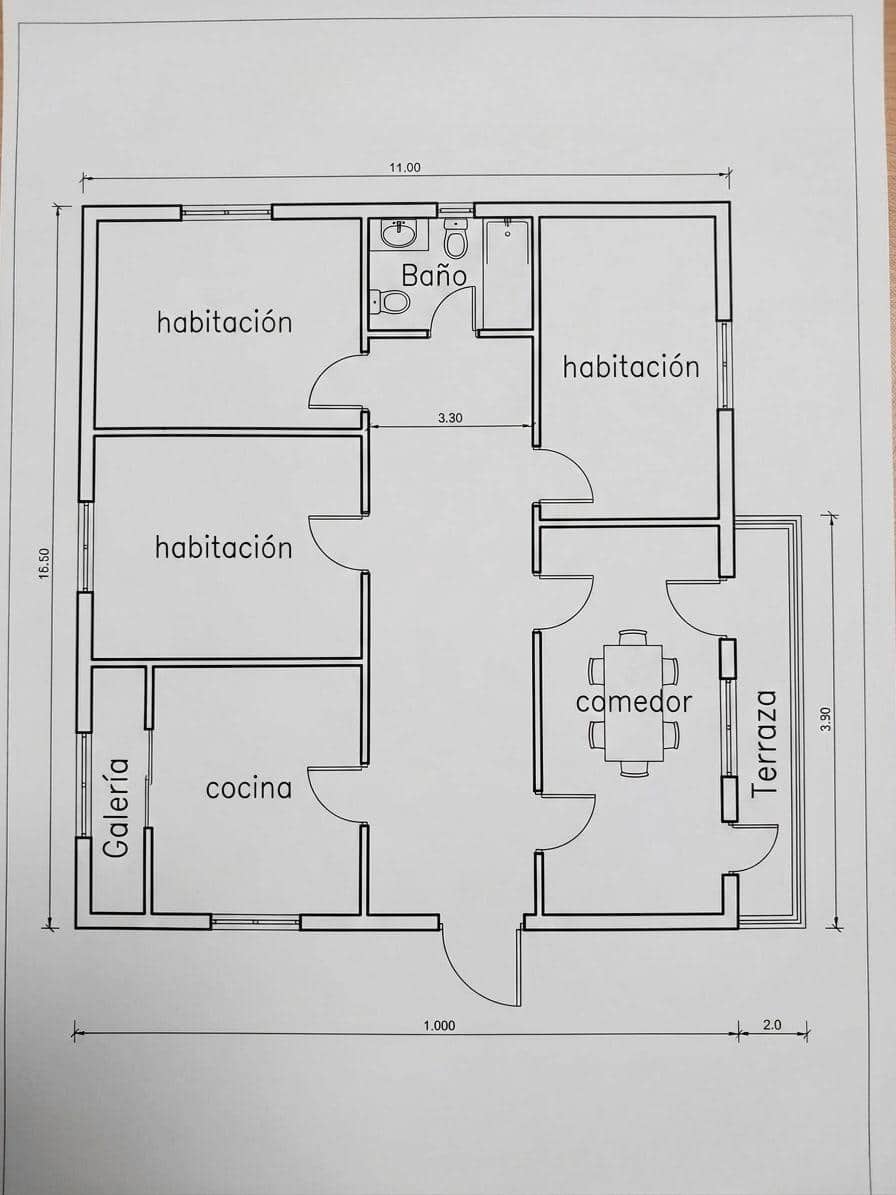 3 makuuhuone Asunto myytävänä paikassa Vinaros - 125 000 € (Ref: 9808005)