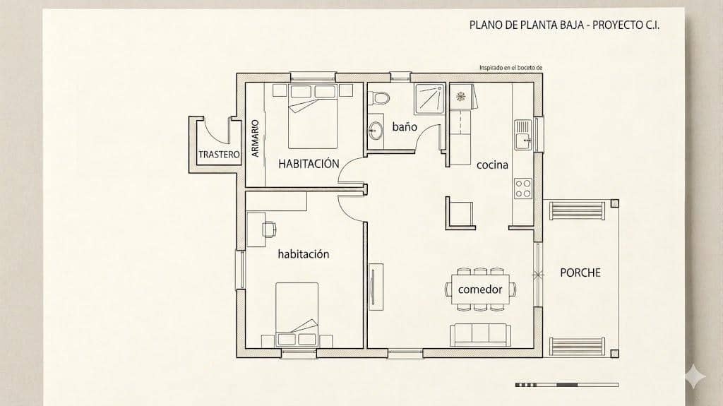 1 bedroom Villa for rent in Vinaros with garage - € 1,000 (Ref: 9840377)