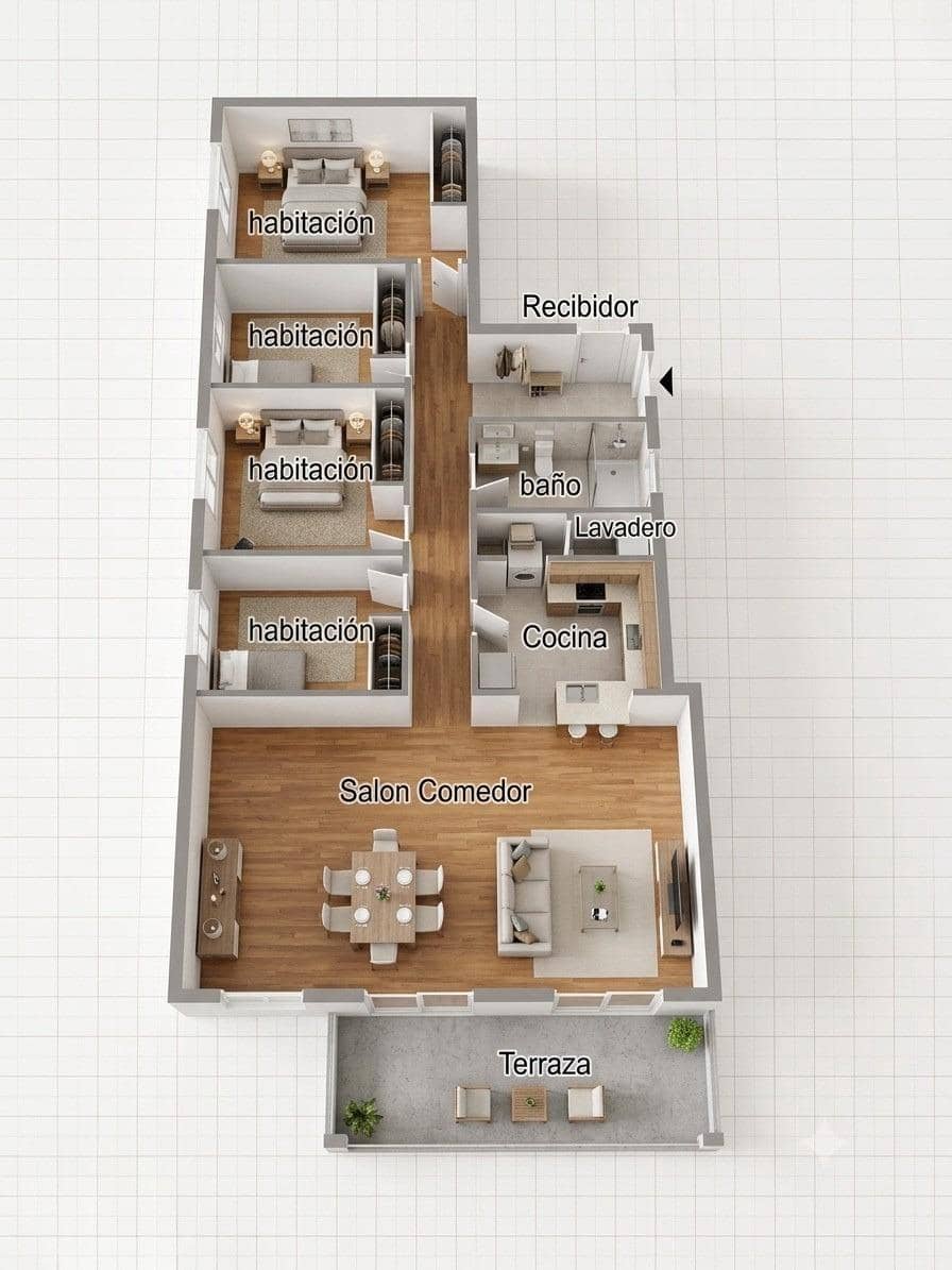 4 soveværelse Lejlighed til salg i Alcanar - € 165.000 (Ref: 9936428)