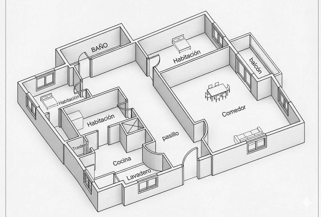 3 sovrum Lägenhet till salu i Vinaros - 98 000 € (Ref: 9936429)