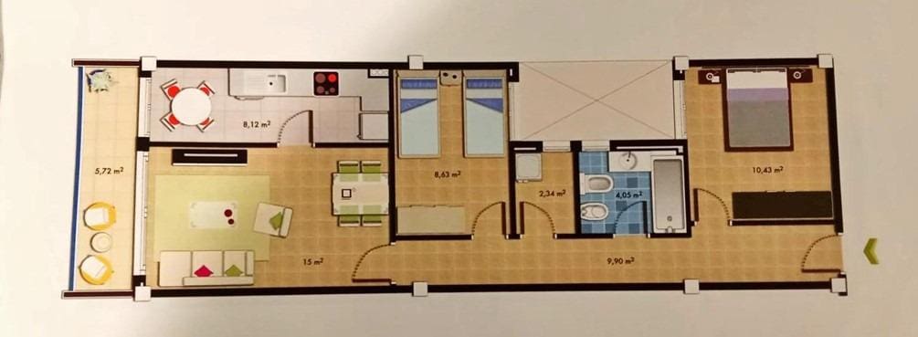 2 makuuhuone Asunto myytävänä paikassa Vinaros - 176 000 € (Ref: 9959814)