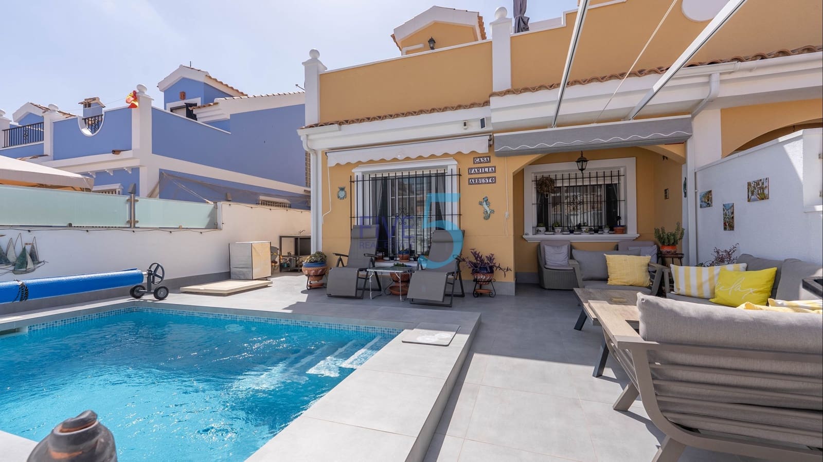 3 sovrum Hus till salu i Orihuela Costa med pool - 335 000 € (Ref: 10002380)