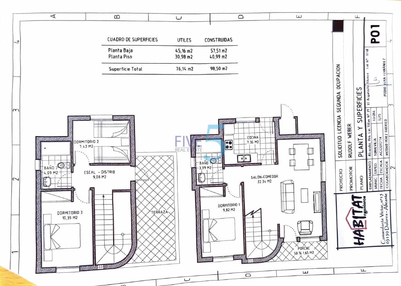 3 bedroom Villa for sale in Punta Prima with pool garage - € 305,000 (Ref: 10036015)