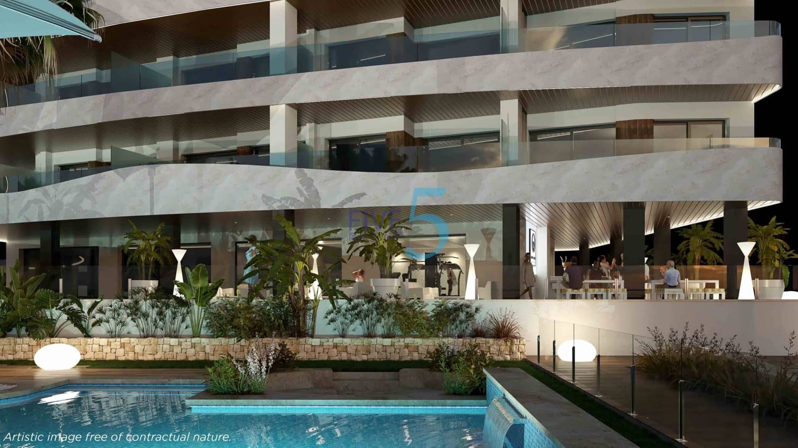 1 bedroom Apartment for sale in La Manga del Mar Menor with pool garage - € 288,000 (Ref: 10155583)