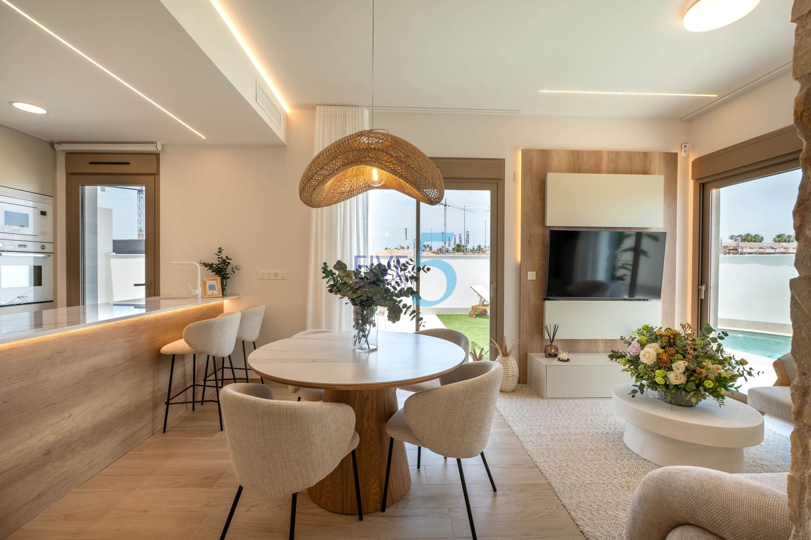 3 sypialnia Apartament na sprzedaż w Los Alcazares z basenem garażem - 469 000 € (Ref: 10155640)