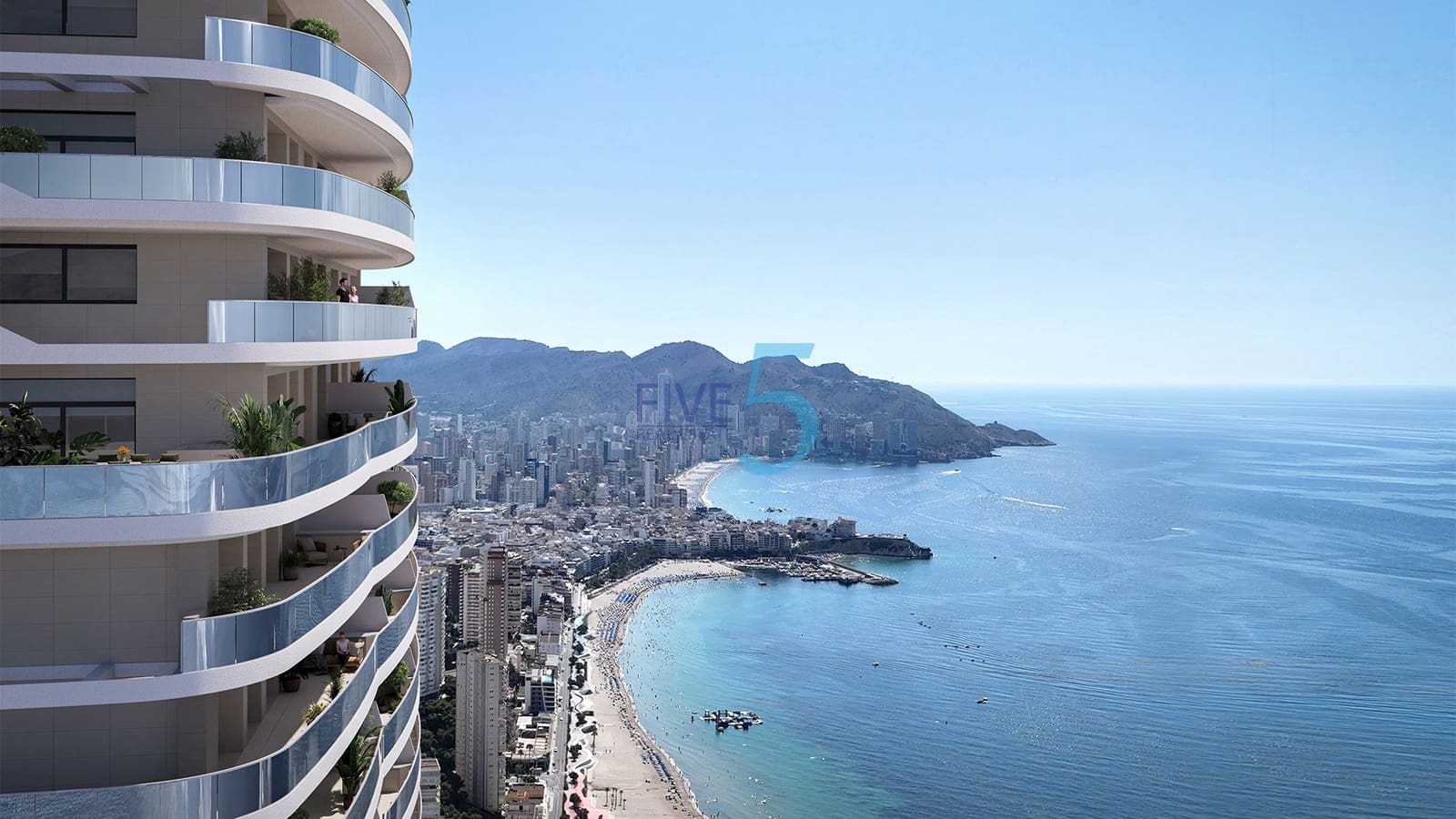 1 makuuhuone Huoneisto myytävänä paikassa Benidorm mukana uima-altaan 
autotalli - 607 000 € (Ref: 10155707)
