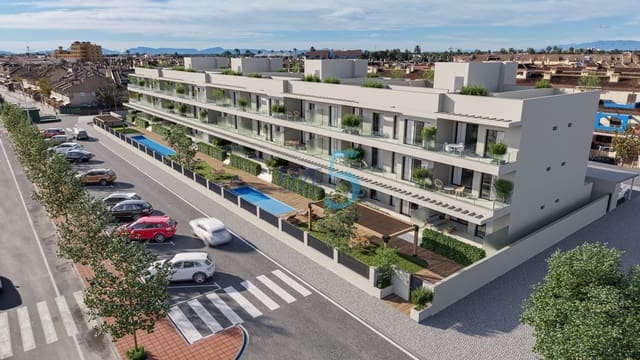 2 soveværelse Lejlighed til salg i Los Alcázares med swimmingpool garage - € 339.000 (Ref: 10155946)