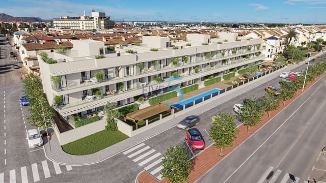 2 soveværelse Lejlighed til salg i Los Alcázares med swimmingpool garage - € 339.000 (Ref: 10155946)