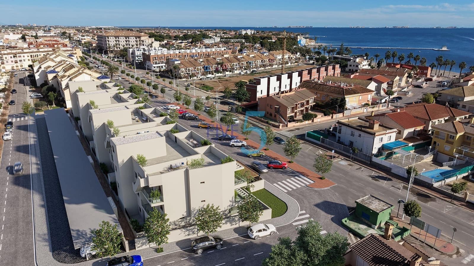 2 soveværelse Lejlighed til salg i Los Alcazares med swimmingpool garage - € 339.000 (Ref: 10155946)