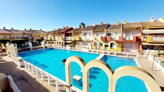 2 chambre Maison de Ville à vendre à Santiago de la Ribera, San Javier avec piscine garage - 179 900 € (Ref: 9134724)