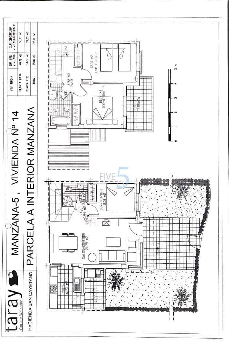 3 bedroom Townhouse for sale in Murcia city with garage - € 165,000 (Ref: 9329696)