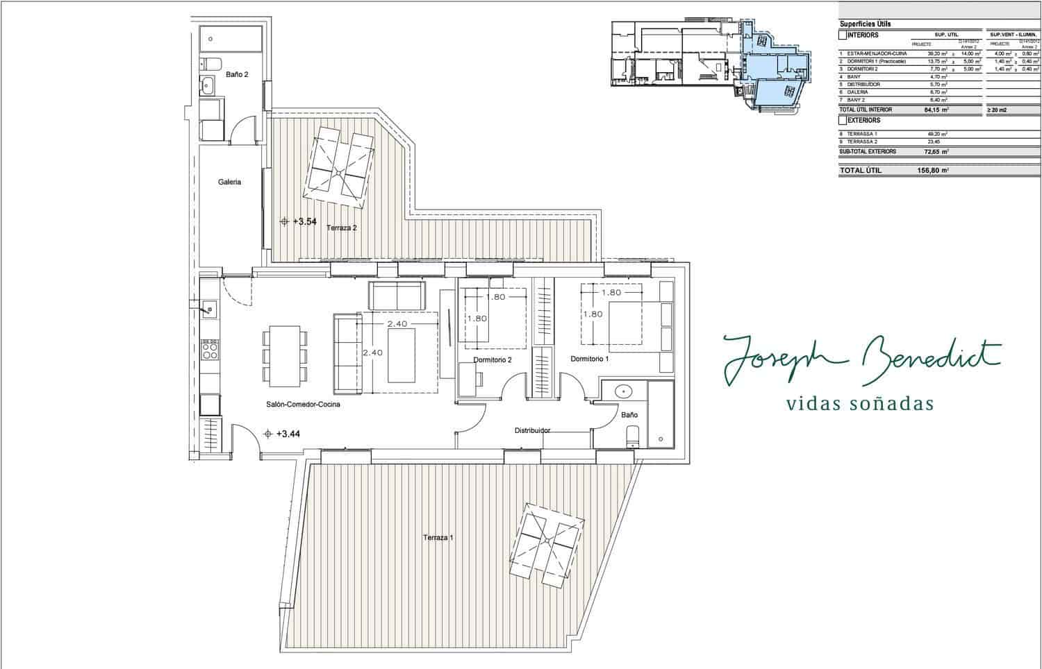 3 soveværelse Lejlighed til salg i Gava med swimmingpool garage - € 599.000 (Ref: 8315688)