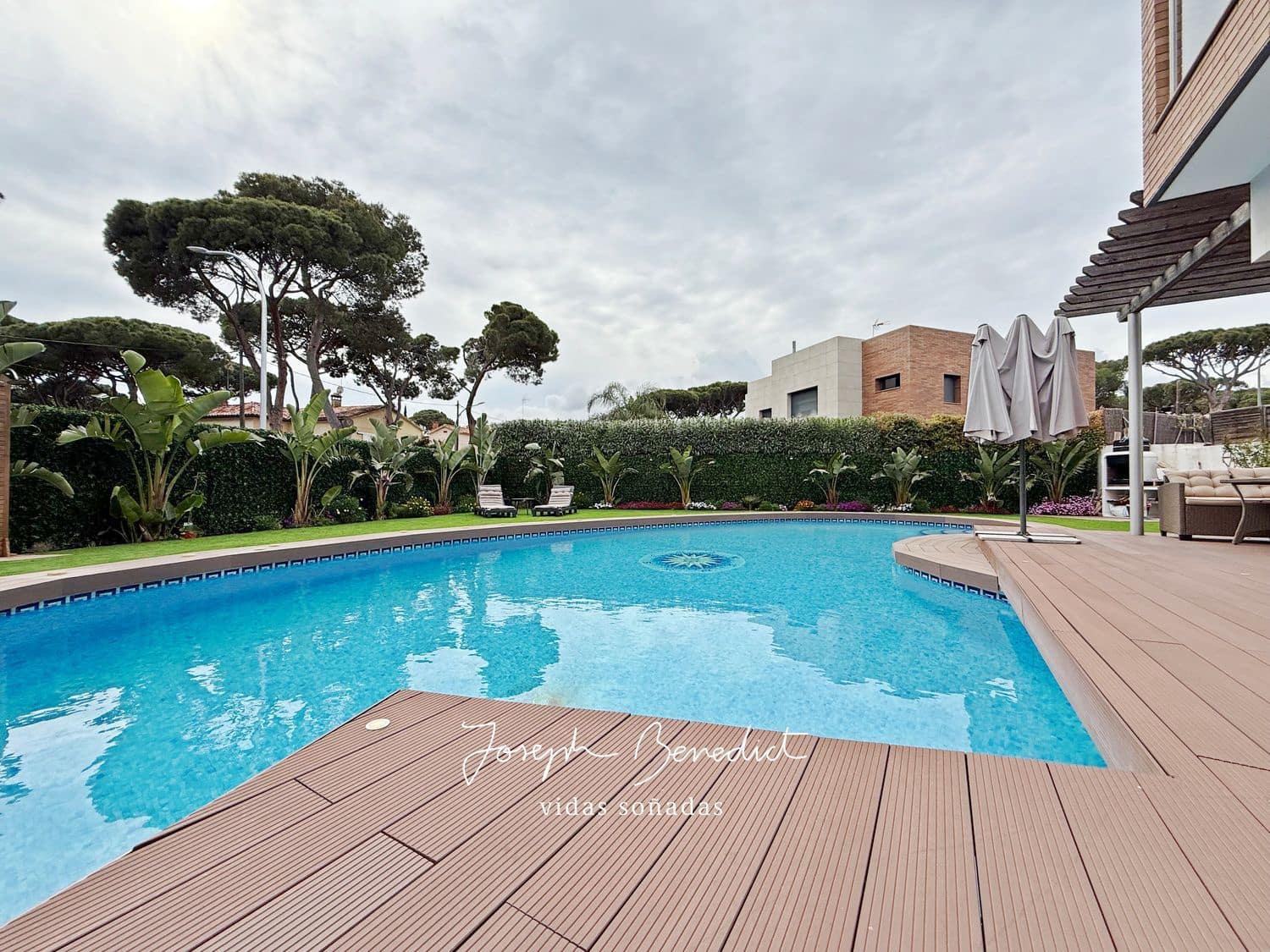 5 sypialnia Willa na sprzedaż w Castelldefels z basenem garażem - 2 590 000 € (Ref: 9108307)