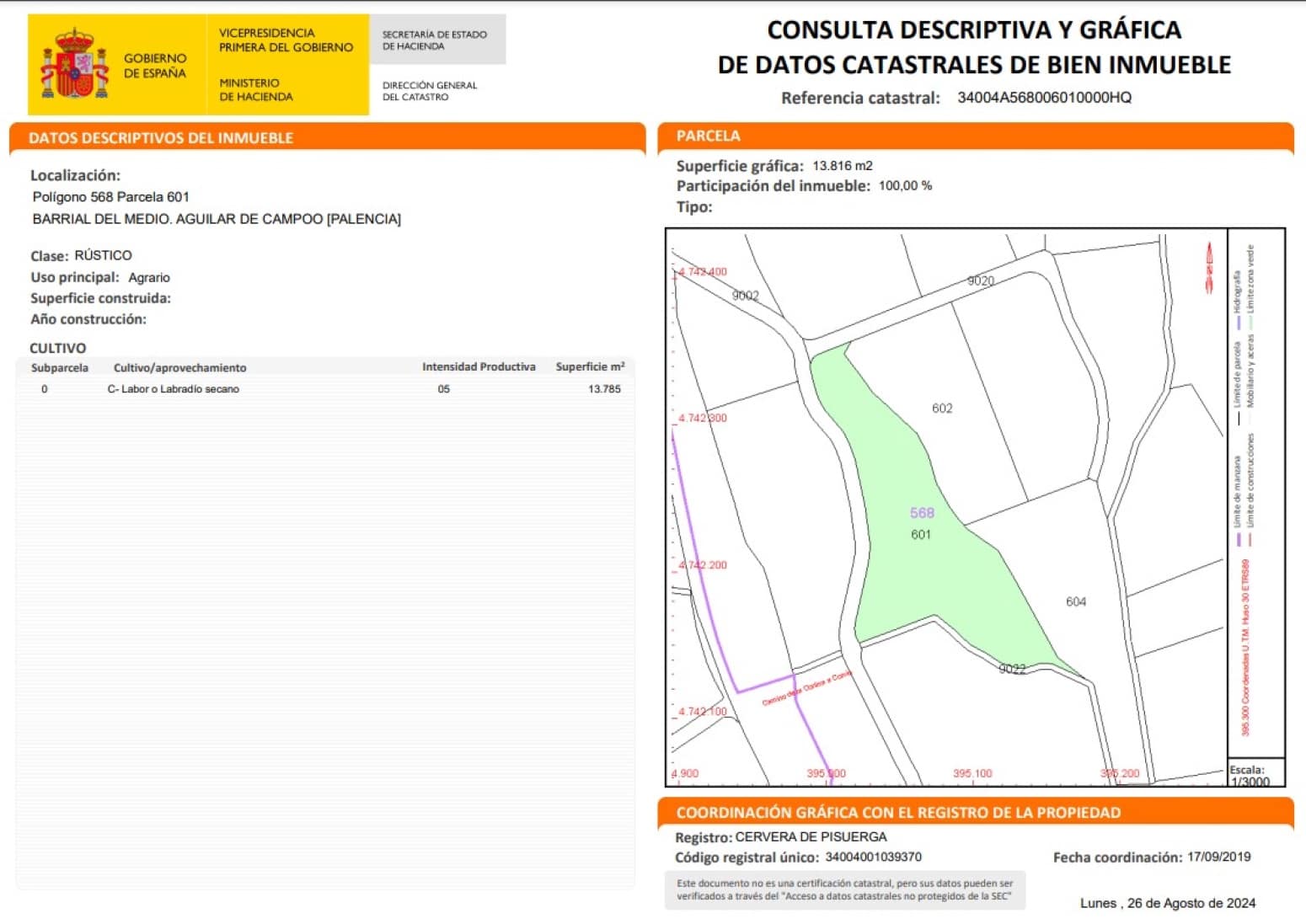 Bouwgrond te koop in Aguilar de Campoo - € 12.000 (Ref: 4688070)