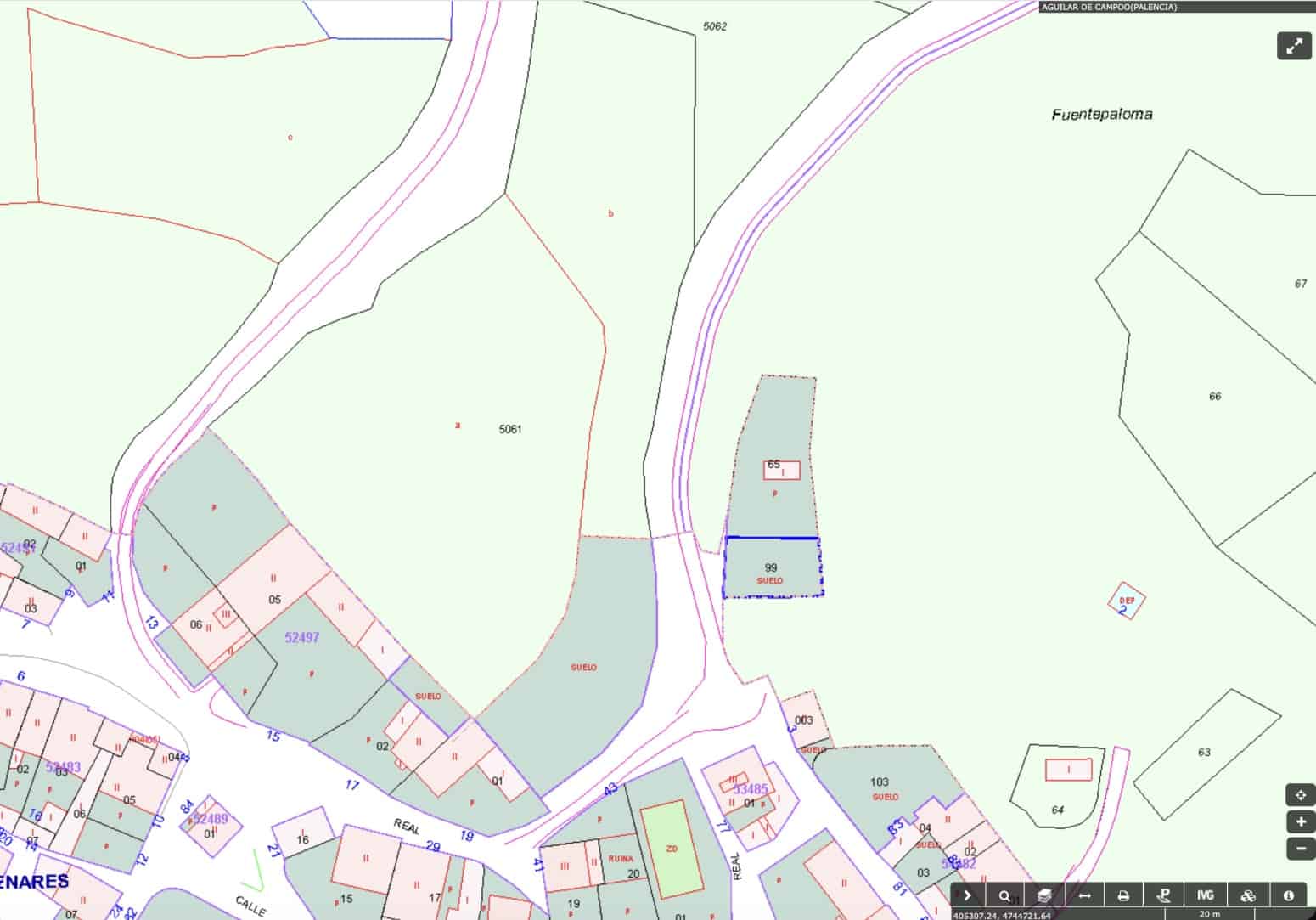 Tontti myytävänä paikassa Aguilar de Campoo - 6 000 € (Ref: 4852595)