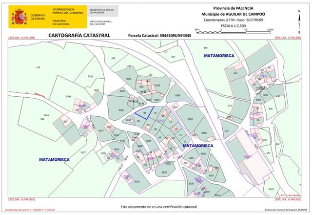 Building Plot for sale in Aguilar de Campoo - € 12,687 (Ref: 4852634)