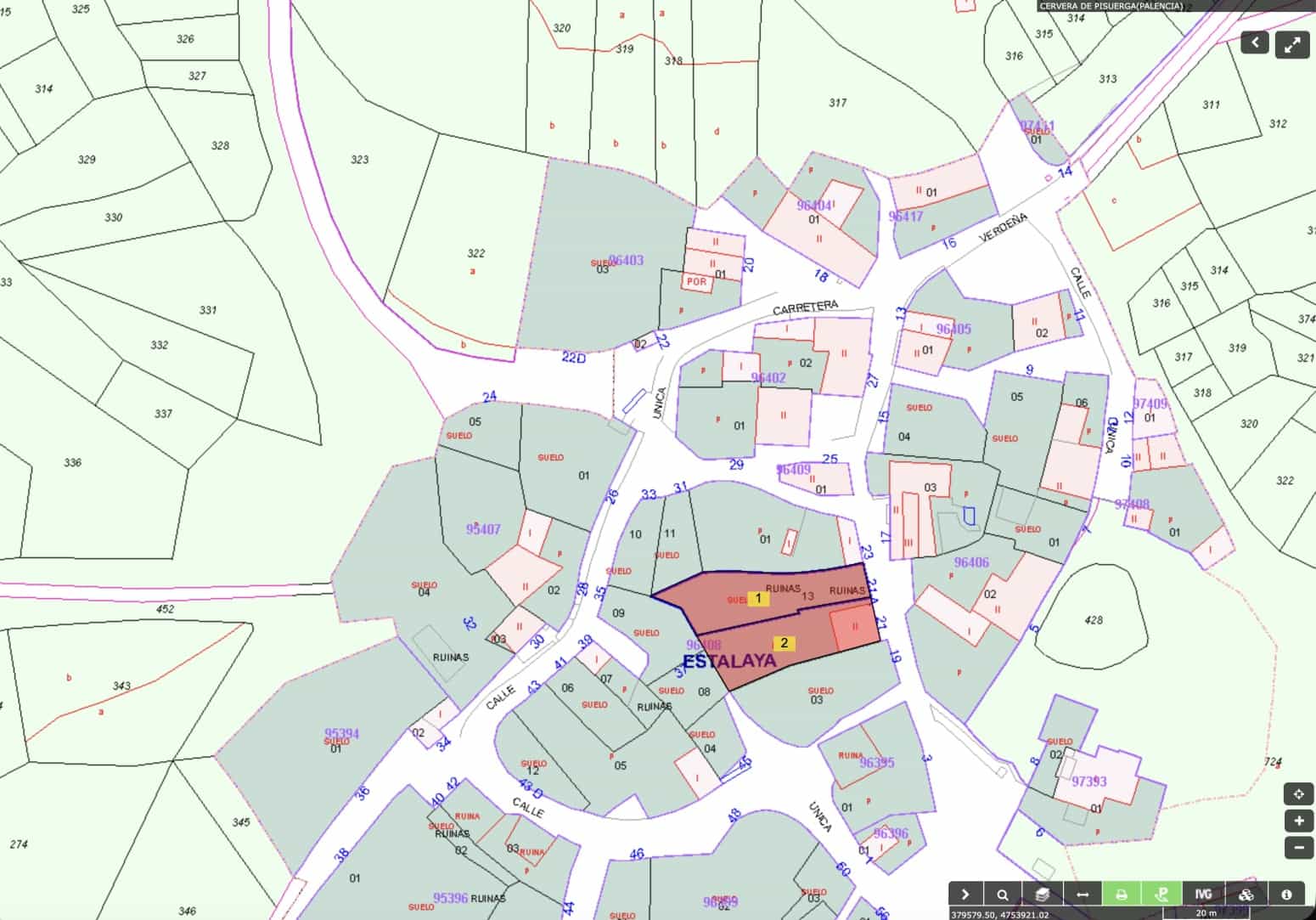 Byggetomt til salgs i Cervera de Pisuerga - € 35 000 (Ref: 4852690)