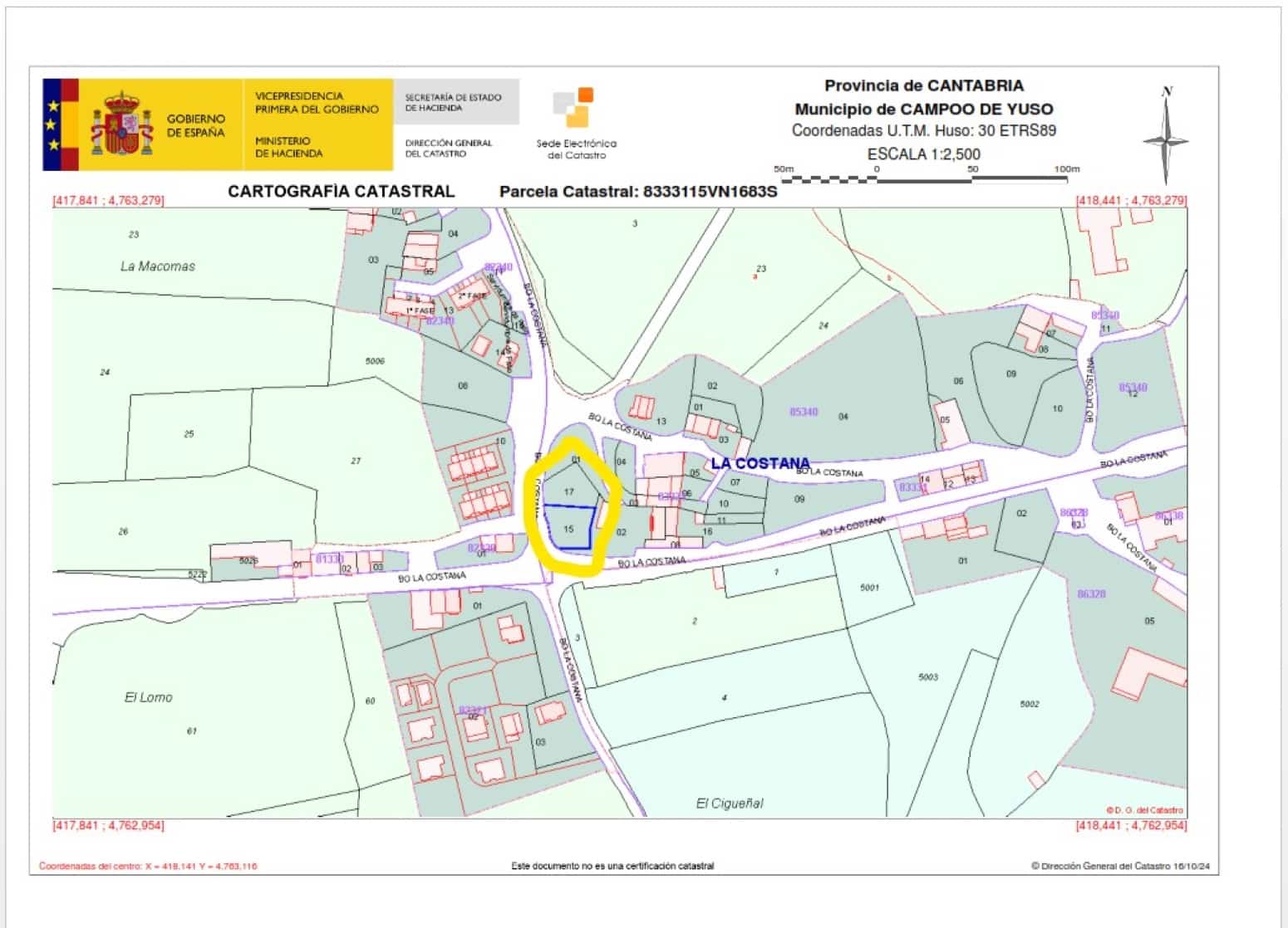 Byggetomt til salgs i Campoo de Yuso - € 25 000 (Ref: 8591629)