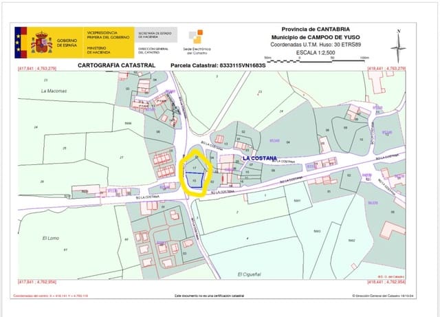 Bouwgrond te koop in Campoo de Yuso - € 25.000 (Ref: 8591629)