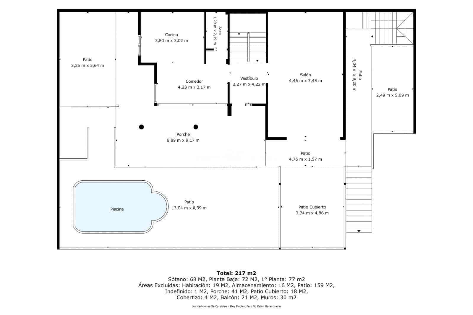 3 Zimmer Villa zu verkaufen in Torviscas mit Pool Garage - 1.430.000 € (Ref: 10160282)