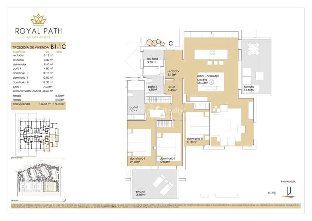 2 soveværelse Lejlighed til salg i La Orotava med swimmingpool garage - € 415.000 (Ref: 10160634)