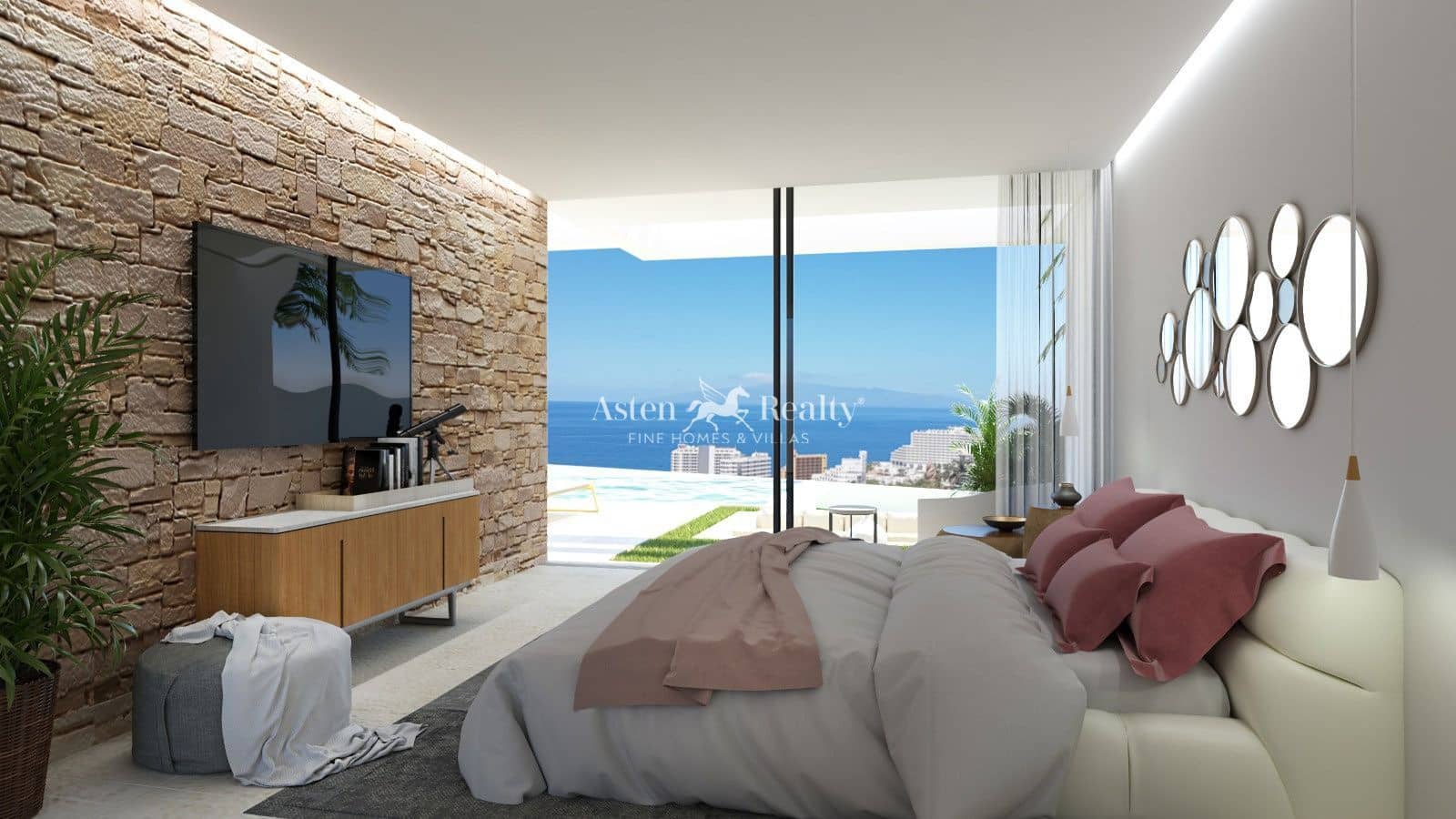 4 soveværelse Byhus til salg i Costa Adeje med swimmingpool garage - € 2.889.000 (Ref: 6239813)