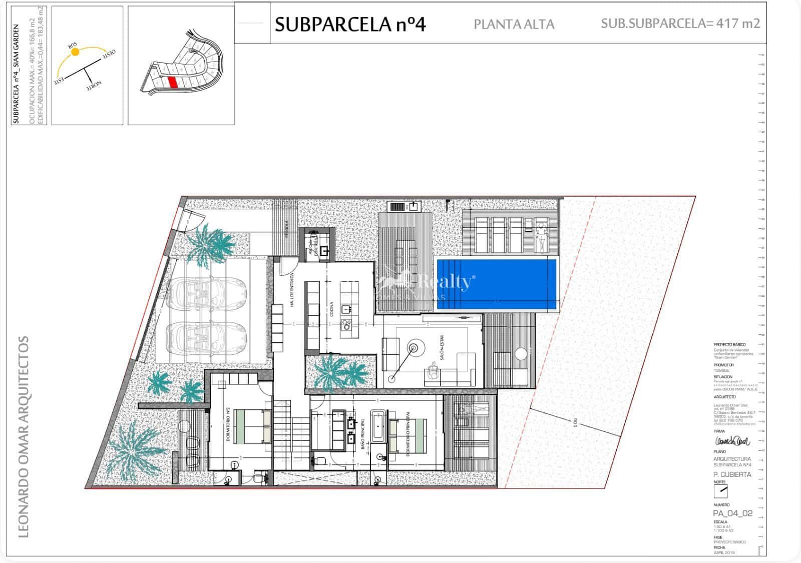 4 soveværelse Byhus til salg i Costa Adeje med swimmingpool garage - € 2.889.000 (Ref: 6239813)