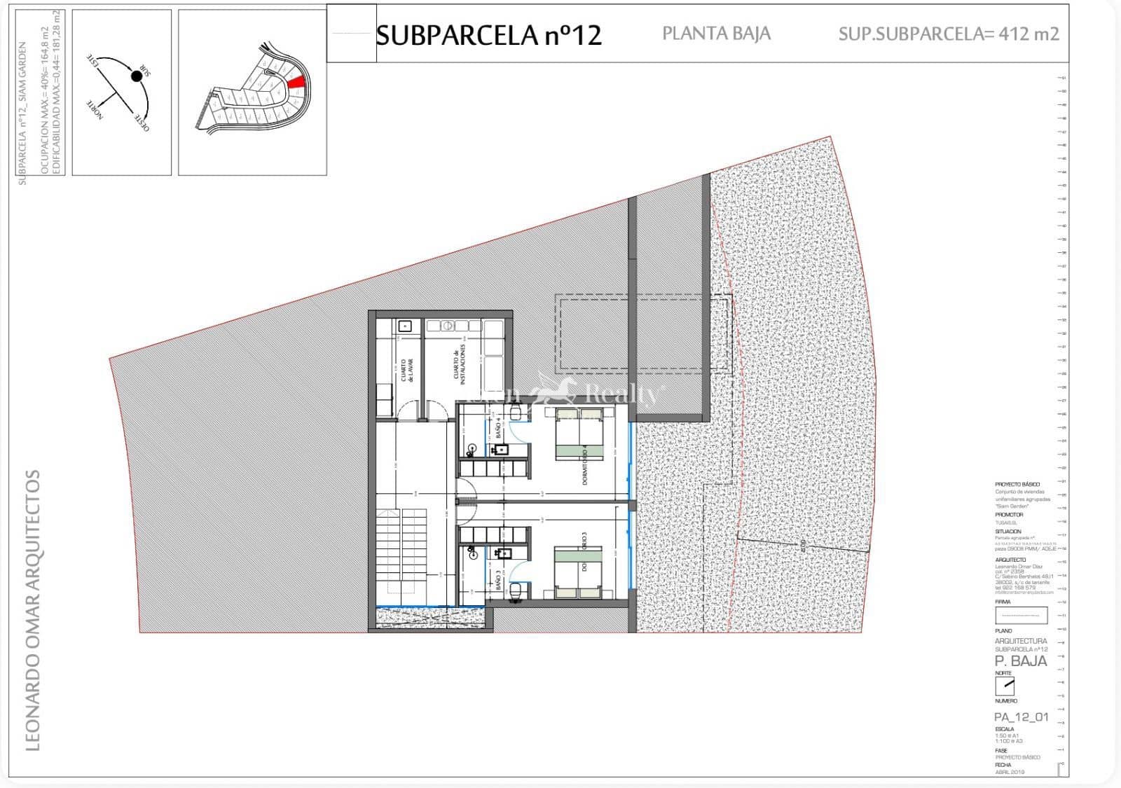 4 soveværelse Byhus til salg i Costa Adeje med swimmingpool garage - € 2.889.000 (Ref: 6239813)