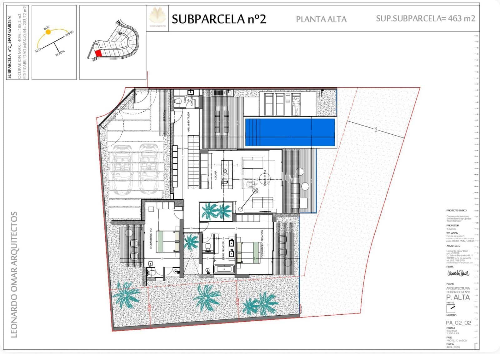 4 soveværelse Byhus til salg i Costa Adeje med swimmingpool garage - € 2.889.000 (Ref: 6239813)