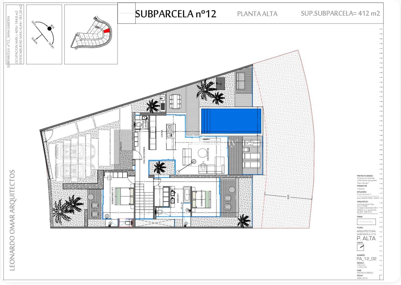 4 soveværelse Byhus til salg i Costa Adeje med swimmingpool garage - € 2.889.000 (Ref: 6239813)