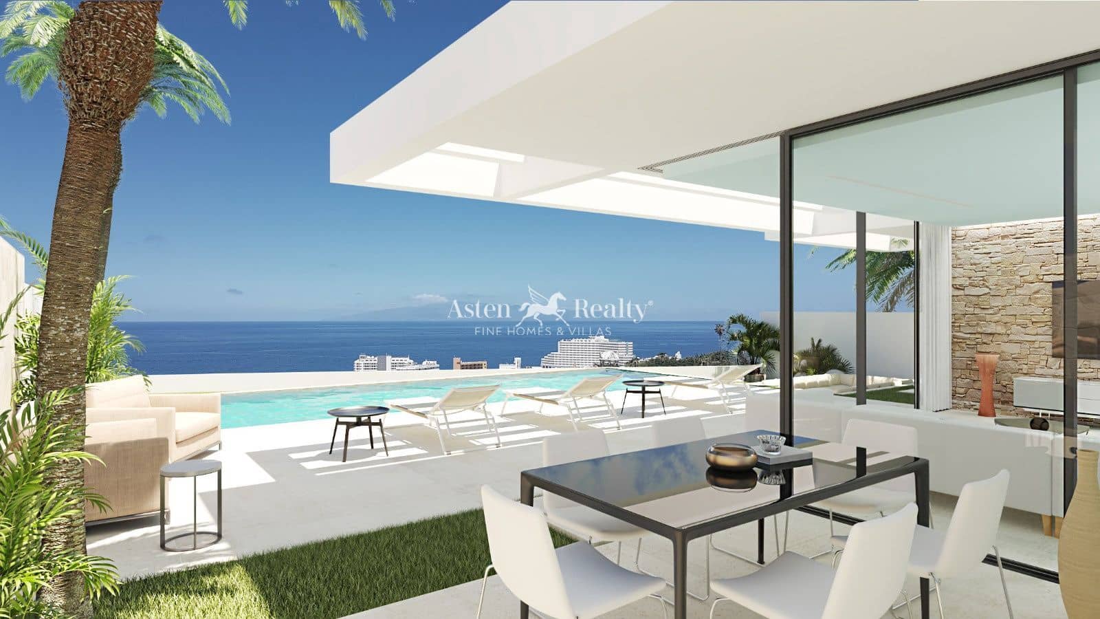 4 soveværelse Byhus til salg i Costa Adeje med swimmingpool garage - € 2.889.000 (Ref: 6239813)