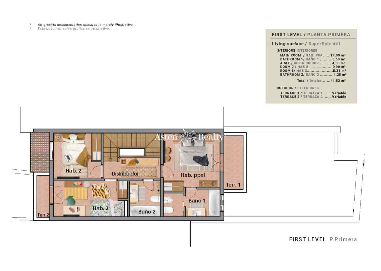 3 quarto Casa em Banda para venda em Golf del Sur com piscina garagem - 540 000 € (Ref: 7841718)