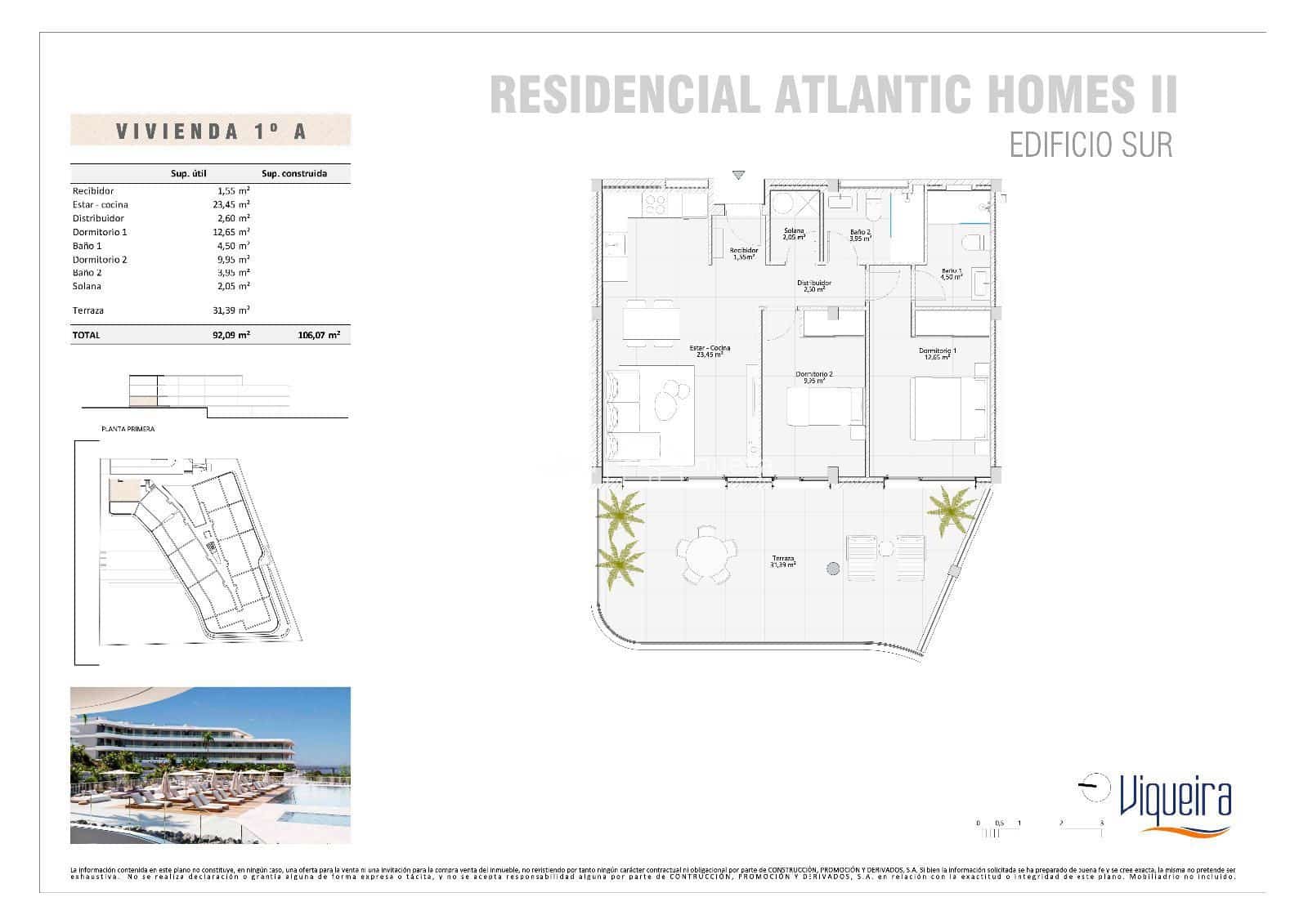 3 soverom Leilighet til salgs i Torviscas med svømmebasseng garasje - € 890 000 (Ref: 8004490)