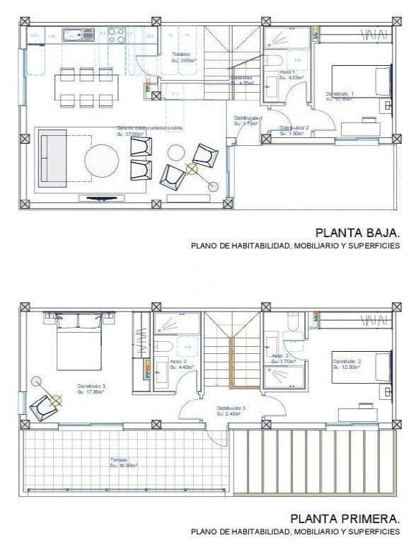3 soveværelse Byhus til salg i El Medano med garage - € 468.600 (Ref: 8019208)