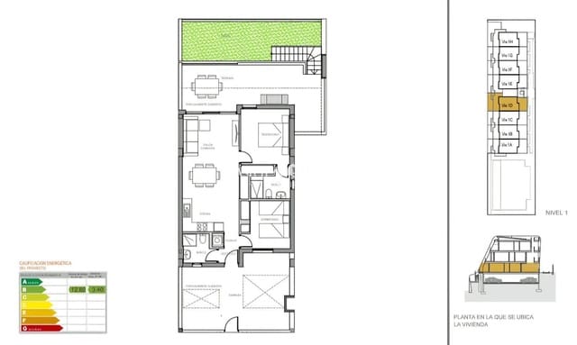 2 slaapkamer Flat te koop in Amarilla Golf, San Miguel de Abona met zwembad garage - € 450.000 (Ref: 8172150)