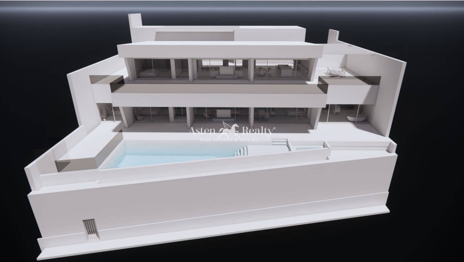 3 soveværelse Byhus til salg i Costa Adeje med swimmingpool garage - € 4.400.000 (Ref: 8174238)