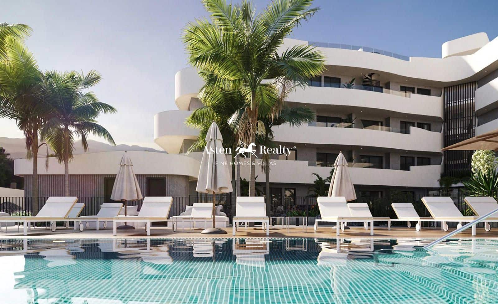 2 soveværelse Penthouse til salg i El Medano med swimmingpool garage - € 451.000 (Ref: 8596519)