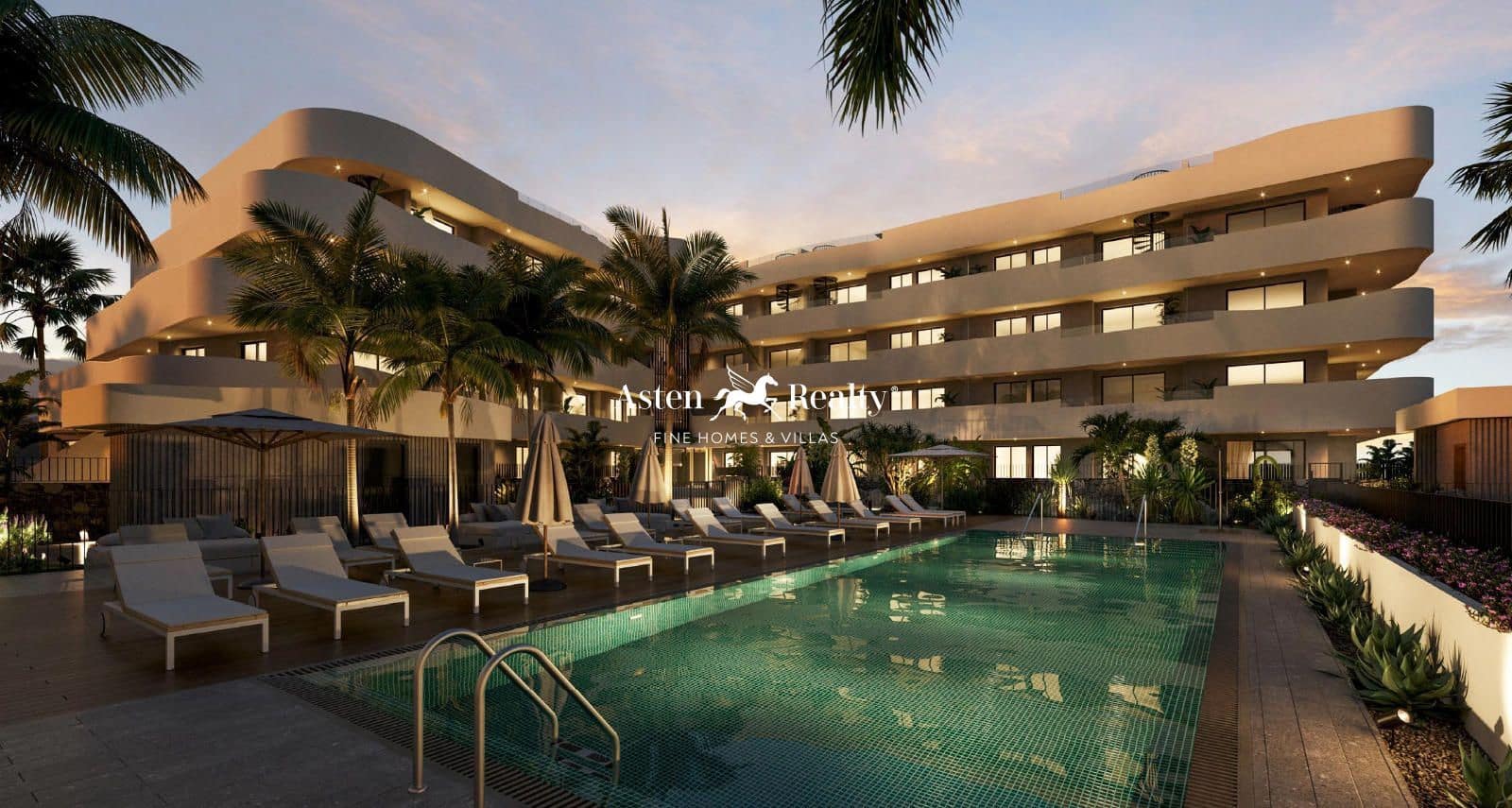 2 soveværelse Penthouse til salg i El Medano med swimmingpool garage - € 451.000 (Ref: 8596519)