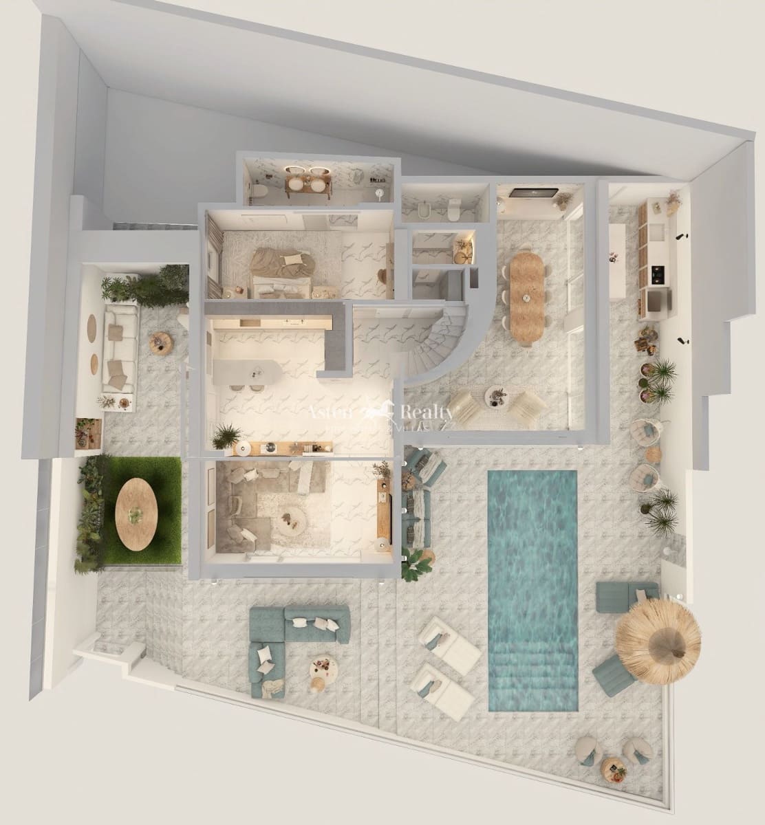 3 camera da letto Casa in vendita in Costa Adeje con piscina garage - 1.350.000 € (Rif: 8796697)